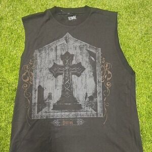 🏴☠️ Vitriol Gothic Cross‎ Muscle Tee (Cut-Off)
